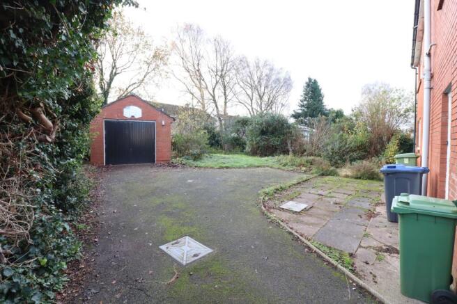 Driveway to garage