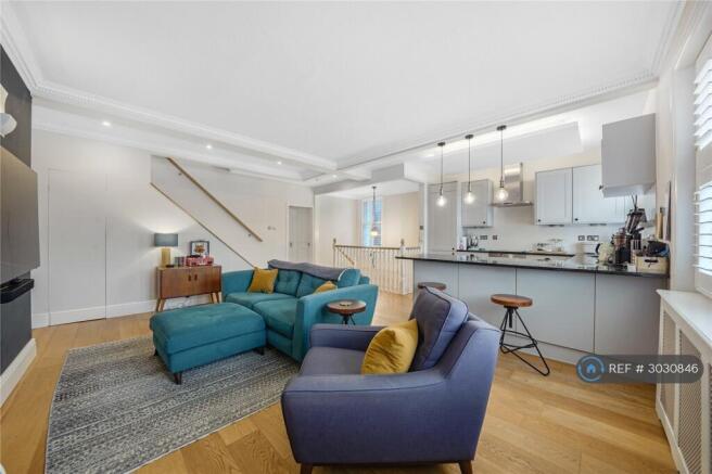 Open Plan Living Room And Kitchen