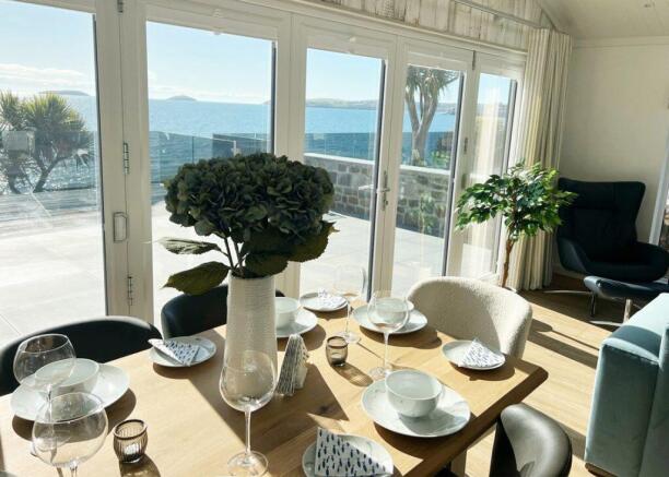 Dining Area In The Retreat Coastal Lodge For Sale