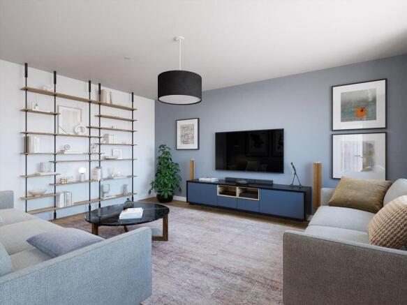 A blank canvas living room to make all yours - typical Taylor Wimpey home