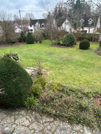 View of garden from first floor