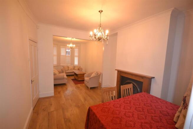 Through lounge dining room