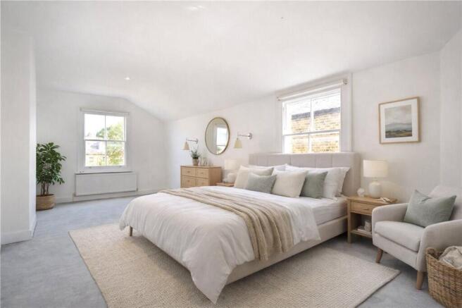 Bedroom Ai Staged