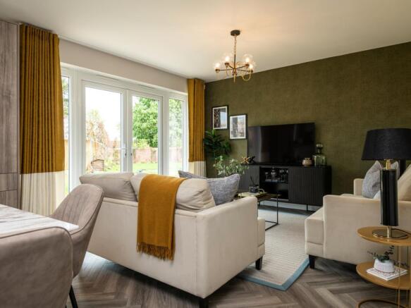 Family room of the Leamington Lifestyle, a 3 bedroom house