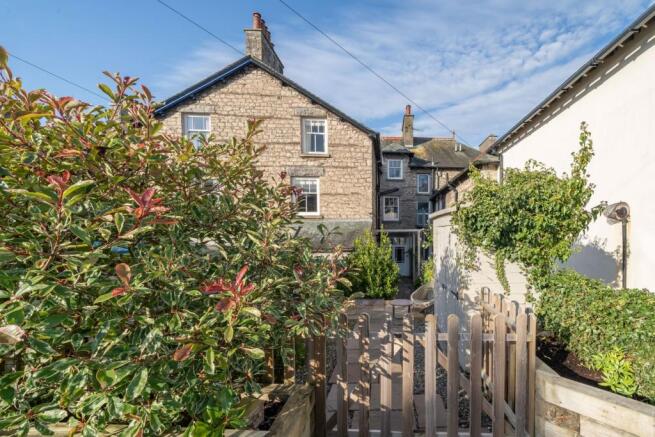 Rear of property