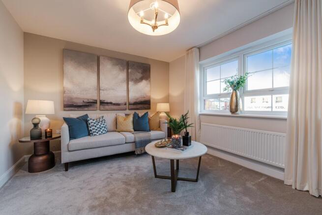 Interior view of living room in our Kingsville home