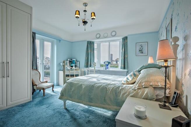 Blue bedroom