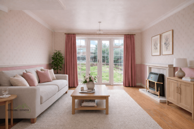 Digitally staged Lounge