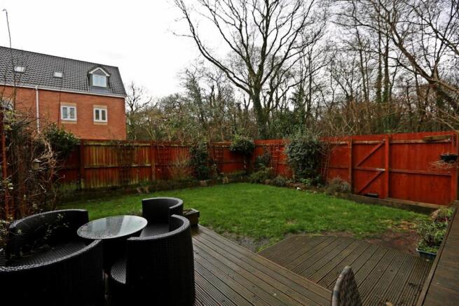 Private rear garden