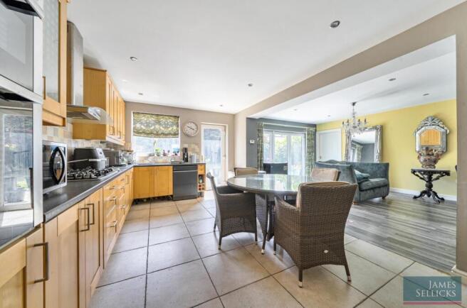 Dining Kitchen open to Sitting Room