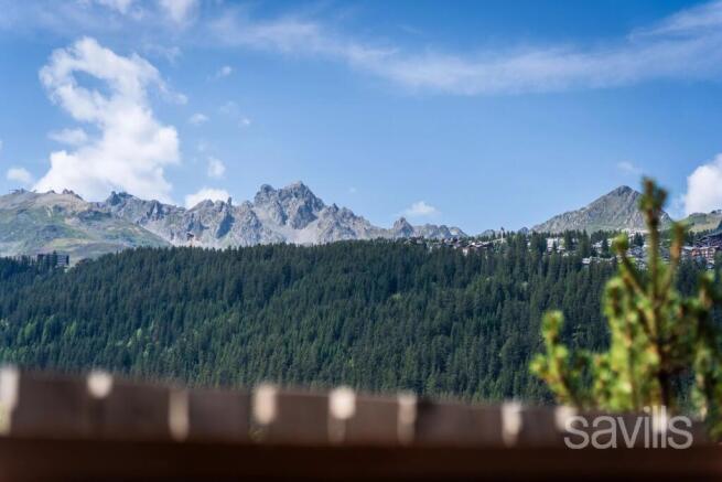 Mountain view apartment Courchevel Moriond ski-in/