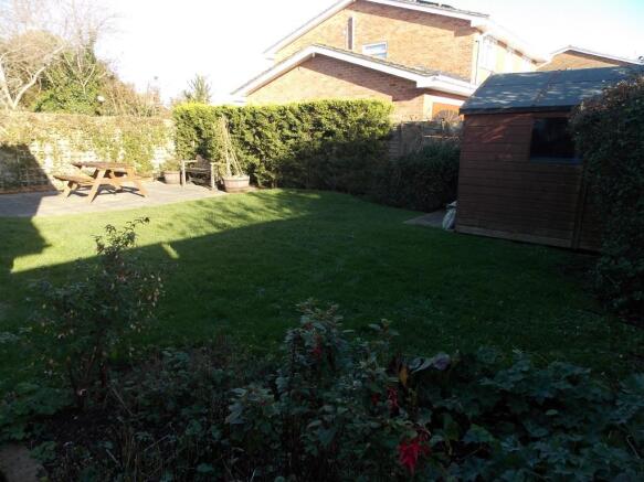 Rear garden