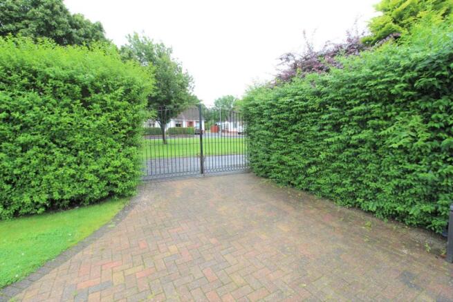 Driveway entrance