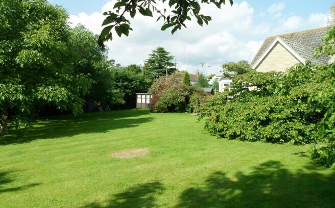 Rear garden