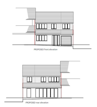 Plans re proposed extension
