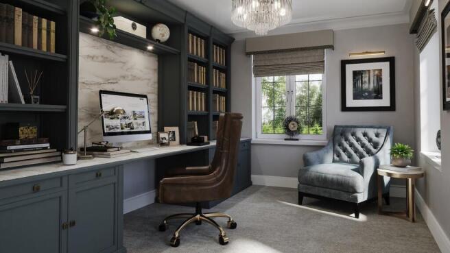 CGI of Lockley Home interior finish