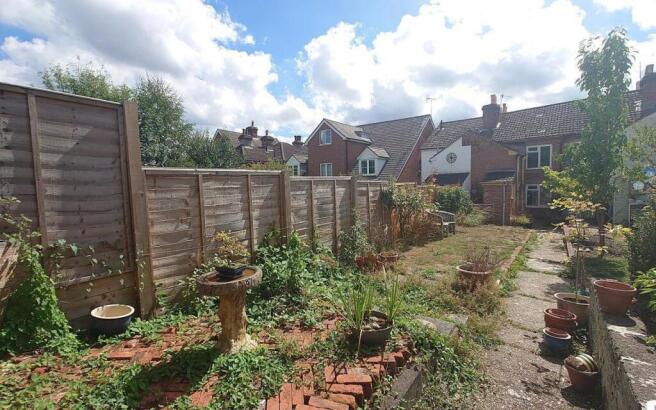 Rear of property