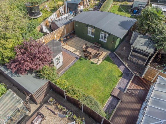 Rear Garden Aerial View