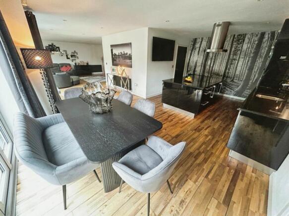 Open Plan Living, Dining And Kitchen Area