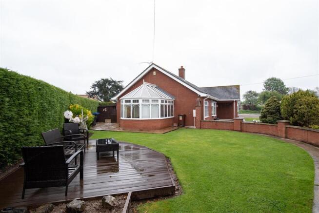 Decked Patio Area & Side Aspect