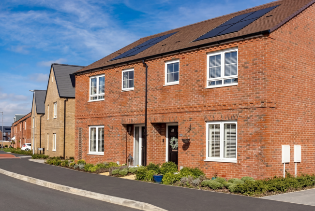 With triple glazing, EV charger and PV panels as standard