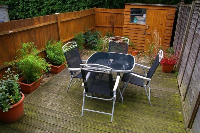 Rear garden