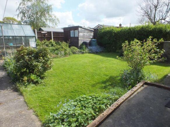 Rear garden