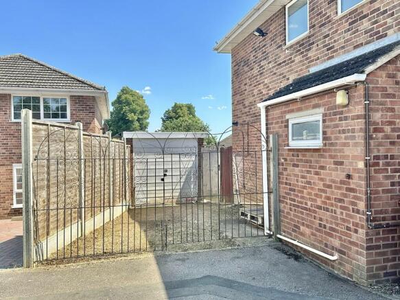 Gated Driveway to...