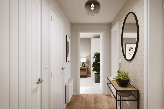 A welcoming hallway