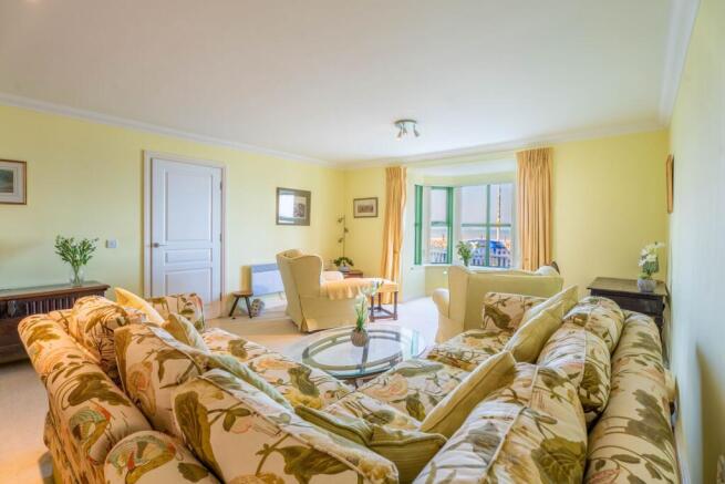 Living Room with bay window to the fore