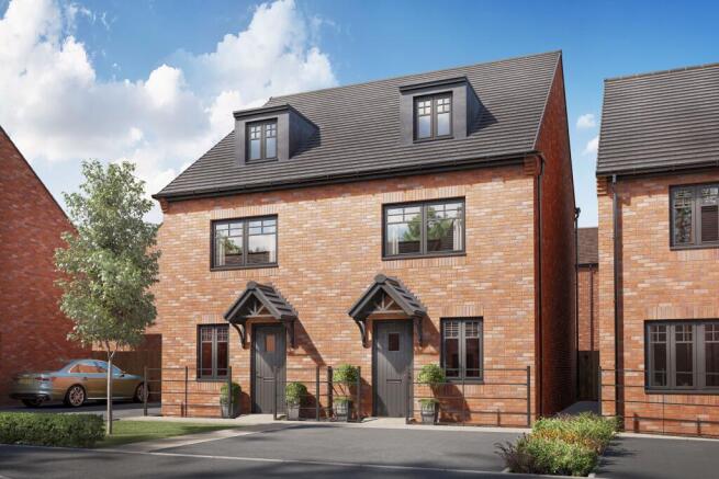 Exterior CGI view of our 4 bed Kingsville home