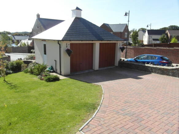Double Garage with parking in front