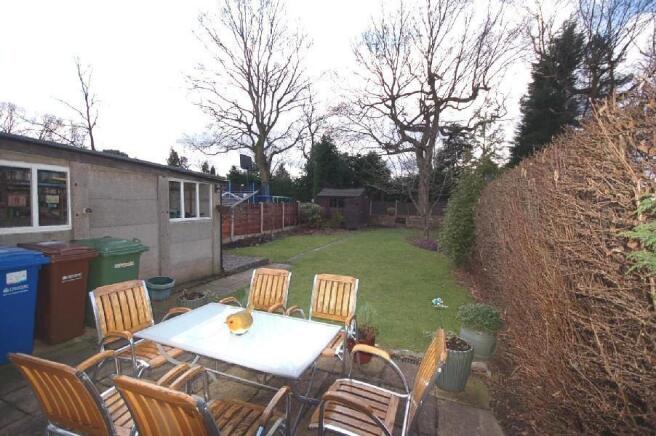 Rear garden
