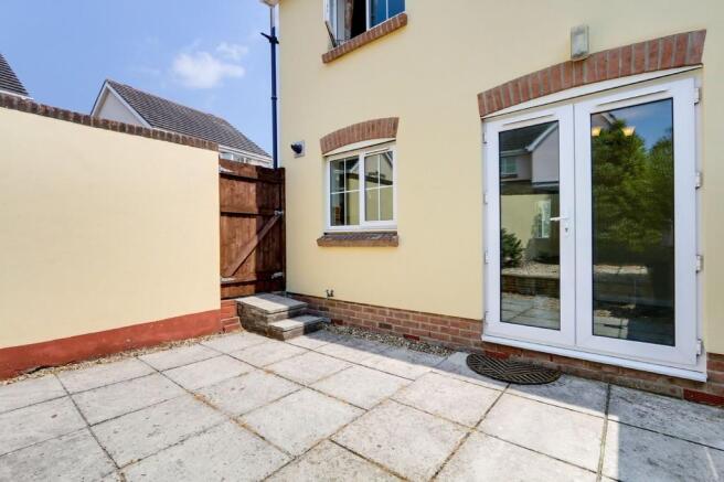 Rear of property
