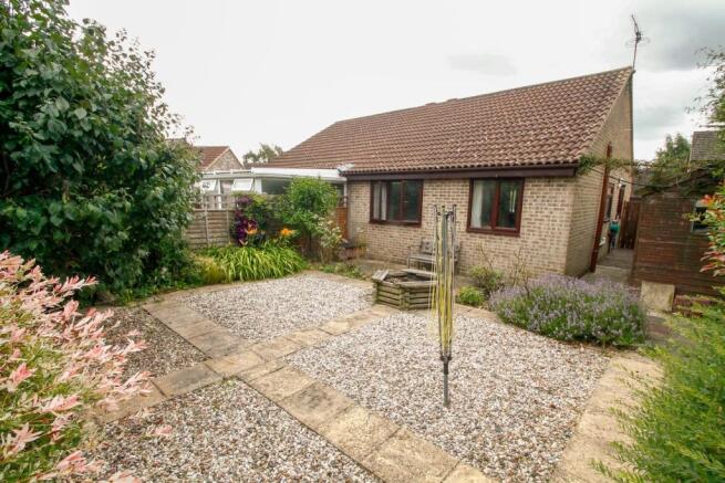 Rear of property
