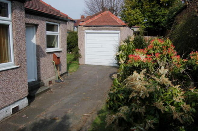 Side of property ...