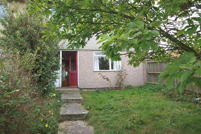 rear of property