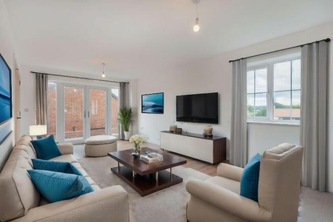 Living room - staged