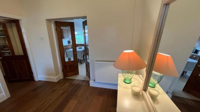 Looking through the French doors