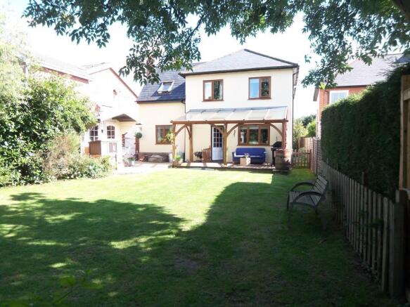 Rear of property