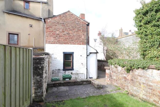 Rear of the property