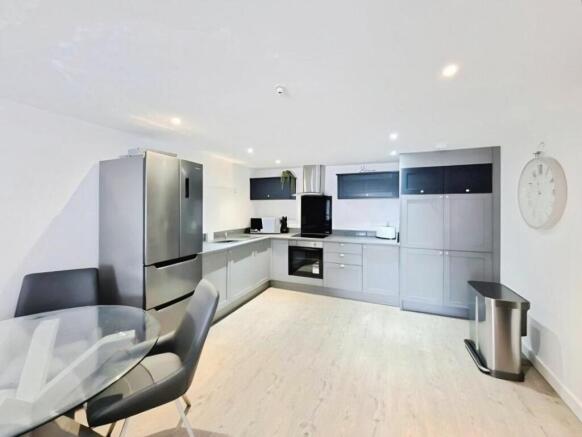 Open plan living area