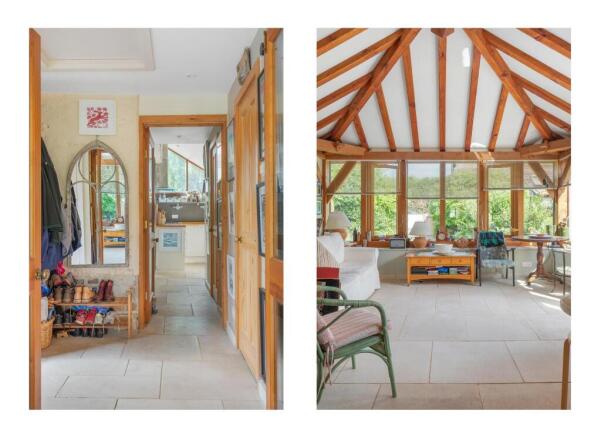 Hallway and Garden Room