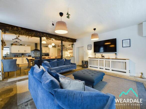 Living area and Kitchen