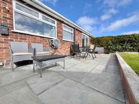 Rear patio
