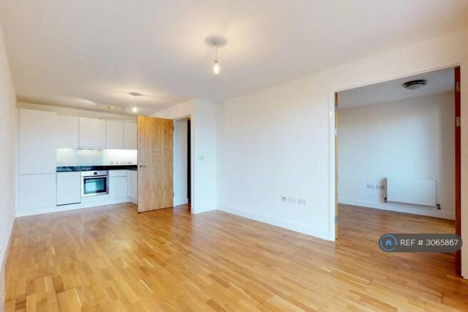 Living Room + Kitchen And Bedroom View