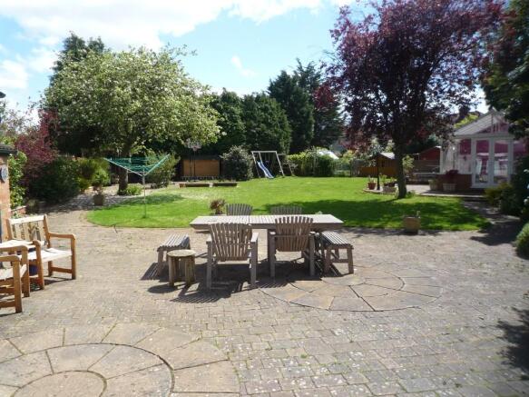 Rear garden