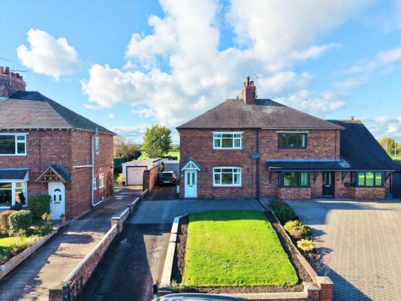 3-bed semi-detached on Wybunbury Road, Walgherton, CW5, £260,000