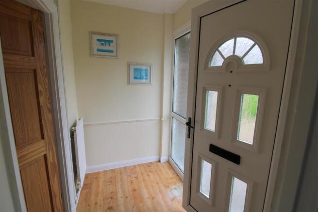 Front double glazed entrance door into: