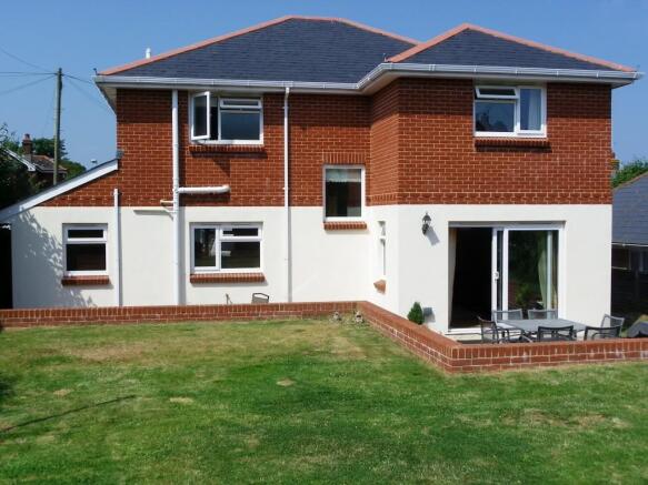 Rear of house